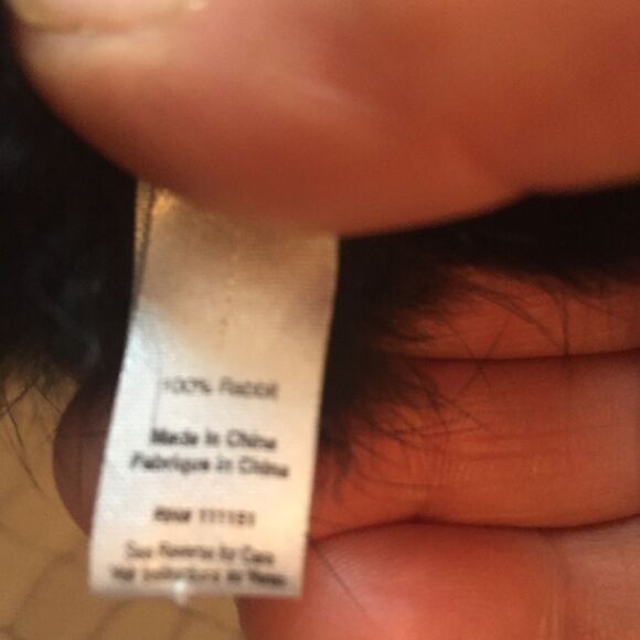 Rabbit 100% black fur collar, great condition, warm, soft, perfect neck wear, 27 - Picture 4 of 5